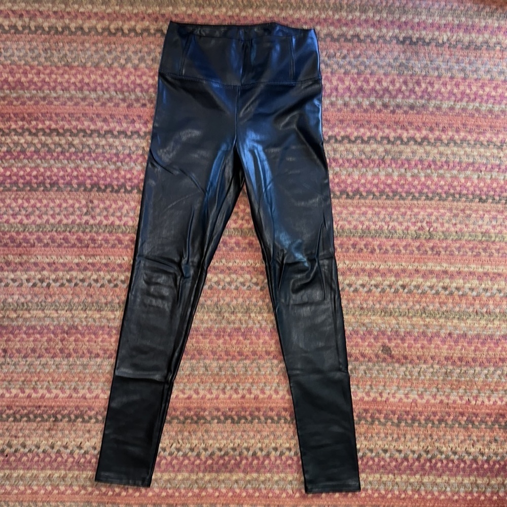 7 FOR ALL MANKIND VEGAN FAUX LEATHER LEGGINGS
